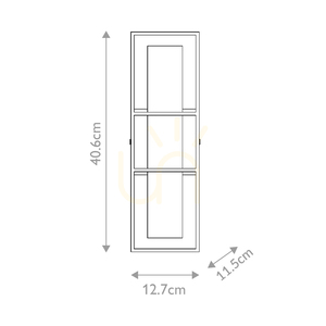 BLAKLEY medium vägglampa - 1 ljuskälla - Mattsvart QUINTIESSE 2 BLAKLEY medium vägglampa - 1 ljuskälla - Mattsvart QUINTIESSE small 2