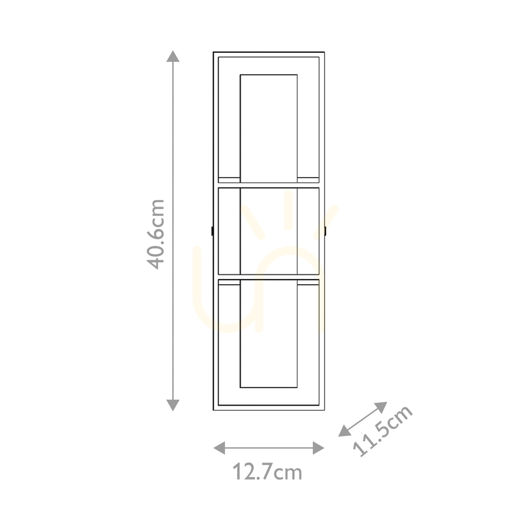 Förhandsvisning BLAKLEY medium vägglampa - 1 ljuskälla - Mattsvart QUINTIESSE BLAKLEY medium vägglampa - 1 ljuskälla - Mattsvart QUINTIESSE