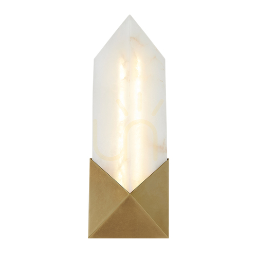 Kontrollera CAESAR liten LED-vägglampa - Vintage mässing QUINTIESSE