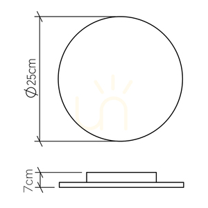 Quintiesse Clean LED-vägglampa 25 cm – teakfanér, 3000 K small 2