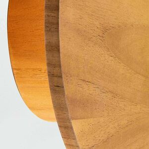 Quintiesse Clean LED-vägglampa 25 cm – teakfanér, 3000 K small 5