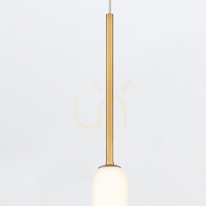 CUMBERLAND taklampa - 1 ljuskälla - Borstat guld QUINTIESSE small 1