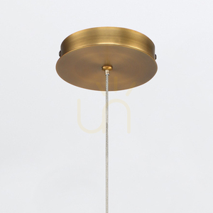 CUMBERLAND taklampa - 1 ljuskälla - Borstat guld QUINTIESSE small 3