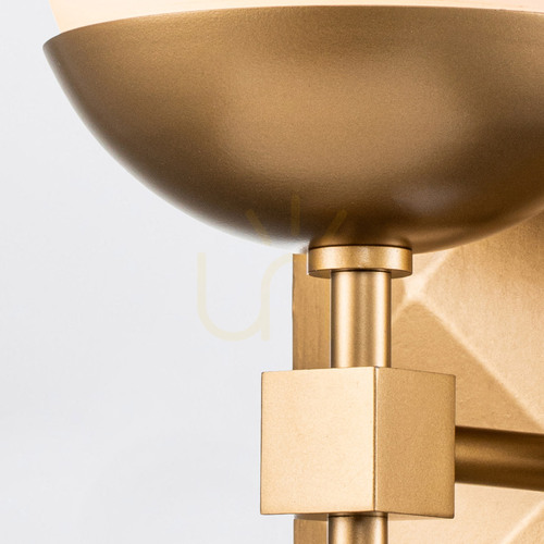 Kontrollera DECO vägglampa - 1 ljuskälla - Guldlackerad QUINTIESSE