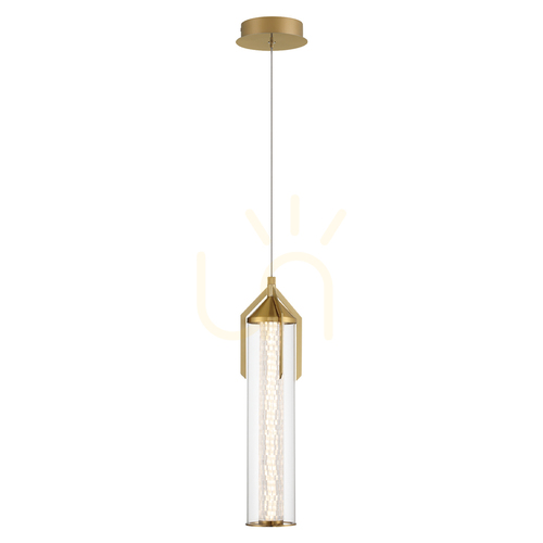 Kontrollera ESPADA taklampa - Borstat guld QUINTIESSE