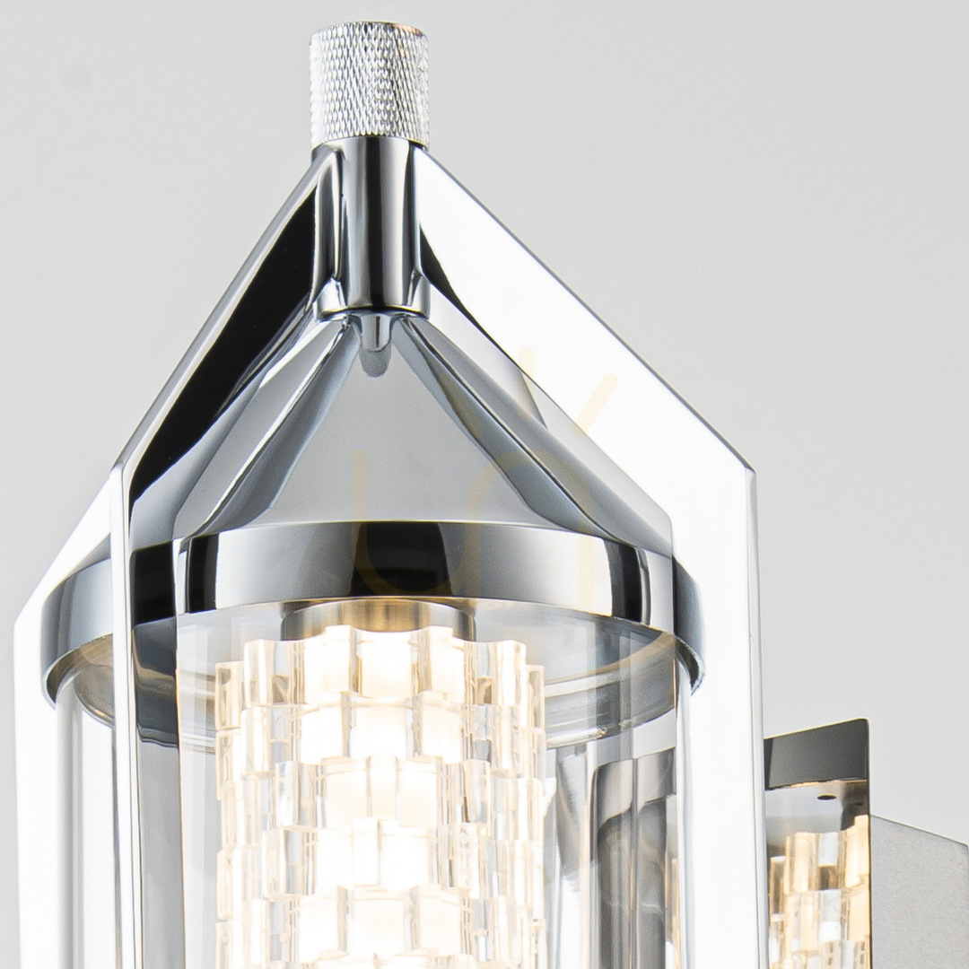 Utsikt ESPADA vägglampa - Polerad krom QUINTIESSE ESPADA vägglampa - Polerad krom QUINTIESSE