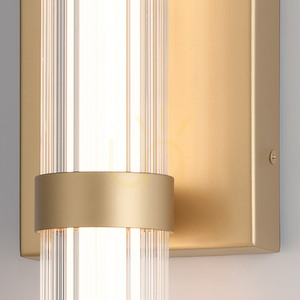 Medium LED-vägglampa FAYTON - Borstat guld QUINTIESSE 4 Medium LED-vägglampa FAYTON - Borstat guld QUINTIESSE small 4