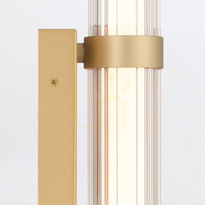 Medium LED-vägglampa FAYTON - Borstat guld QUINTIESSE 6 Medium LED-vägglampa FAYTON - Borstat guld QUINTIESSE small 6