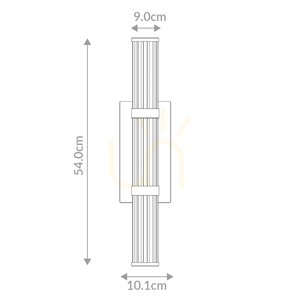 Medium LED-vägglampa FAYTON - Matt svart QUINTIESSE 2 Medium LED-vägglampa FAYTON - Matt svart QUINTIESSE small 2