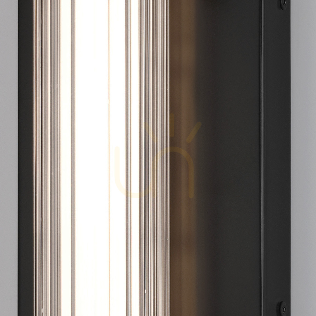 Förhandsvisning Medium LED-vägglampa FAYTON - Matt svart QUINTIESSE Medium LED-vägglampa FAYTON - Matt svart QUINTIESSE