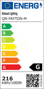 Medium LED-vägglampa FAYTON - Matt svart QUINTIESSE 8 Medium LED-vägglampa FAYTON - Matt svart QUINTIESSE small 8