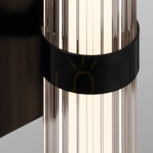 FAYTON liten LED-vägglampa - Matt svart QUINTIESSE small 5