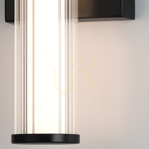 FAYTON liten LED-vägglampa - Matt svart QUINTIESSE small 6