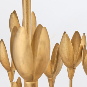 FLORA ö-lampa - 10 ljuskällor - Oxiderat guld QUINTIESSE small 4