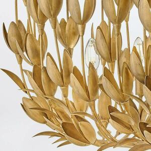 FLORA ö-lampa - 10 ljuskällor - Oxiderat guld QUINTIESSE small 6