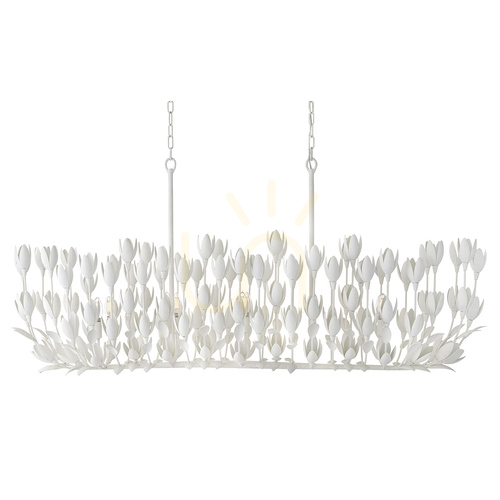 Kontrollera FLORA ö-lampa - 10 ljuskällor - QUINTIESSE strukturell gips.