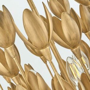 FLORA taklampa - 3 ljuskällor - Oxiderat guld QUINTIESSE small 4