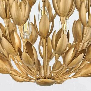 FLORA taklampa - 3 ljuskällor - Oxiderat guld QUINTIESSE small 5