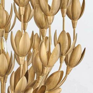 FLORA taklampa - 3 ljuskällor - Oxiderat guld QUINTIESSE small 7