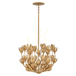 FLORA taklampa - 3 ljuskällor - Oxiderat guld QUINTIESSE small 0