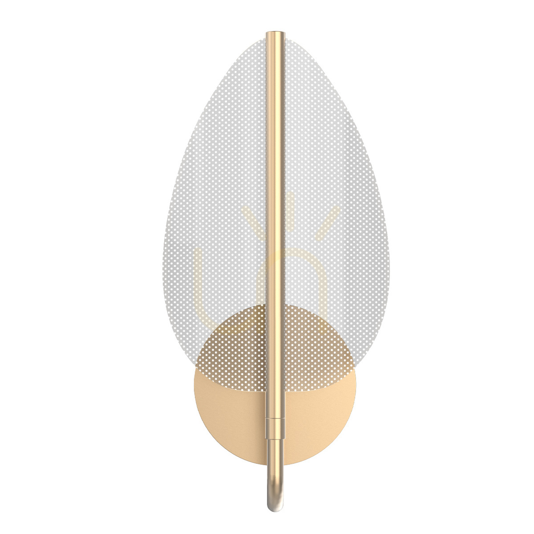 Utsikt FLORIANA LED-vägglampa - Naturell mässing QUINTIESSE FLORIANA LED-vägglampa - Naturell mässing QUINTIESSE