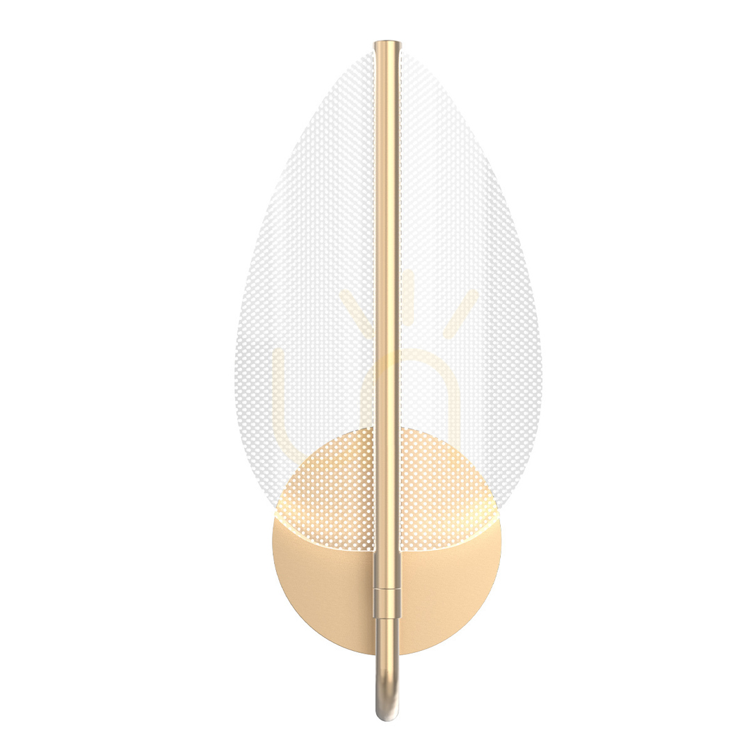 Förhandsvisning FLORIANA LED-vägglampa - Naturell mässing QUINTIESSE FLORIANA LED-vägglampa - Naturell mässing QUINTIESSE