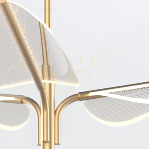 FLORIANA stor LED-pendellampa - Naturell mässing QUINTIESSE small 1