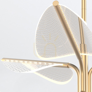FLORIANA stor LED-pendellampa - Naturell mässing QUINTIESSE small 6