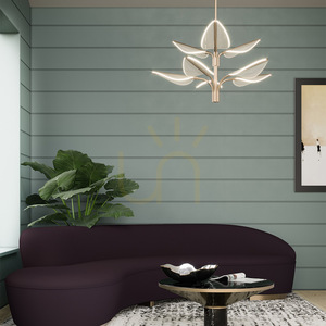 FLORIANA stor LED-pendellampa - Naturell mässing QUINTIESSE small 7