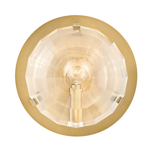 Kontrollera LEO vägglampa - 1 ljuskälla - Klassisk mässing QUINTIESSE