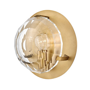 LEO vägglampa - 1 ljuskälla - Klassisk mässing QUINTIESSE small 0