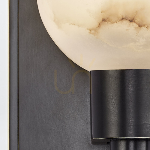 Kontrollera LUCIAN vägglampa - 1 ljuskälla - Urban brown QUINTIESSE