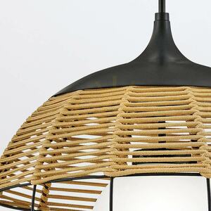 MADDOX medium taklampa - 1 ljuskälla - Svart, karamellbeige QUINTIESSE small 5