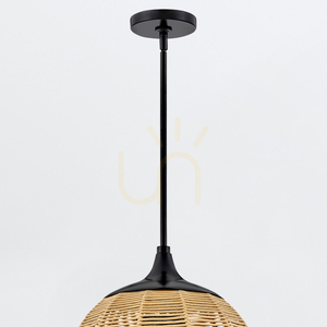 MADDOX liten taklampa - 1 ljuskälla - Svart, karamellbeige QUINTIESSE 4 MADDOX liten taklampa - 1 ljuskälla - Svart, karamellbeige QUINTIESSE small 4