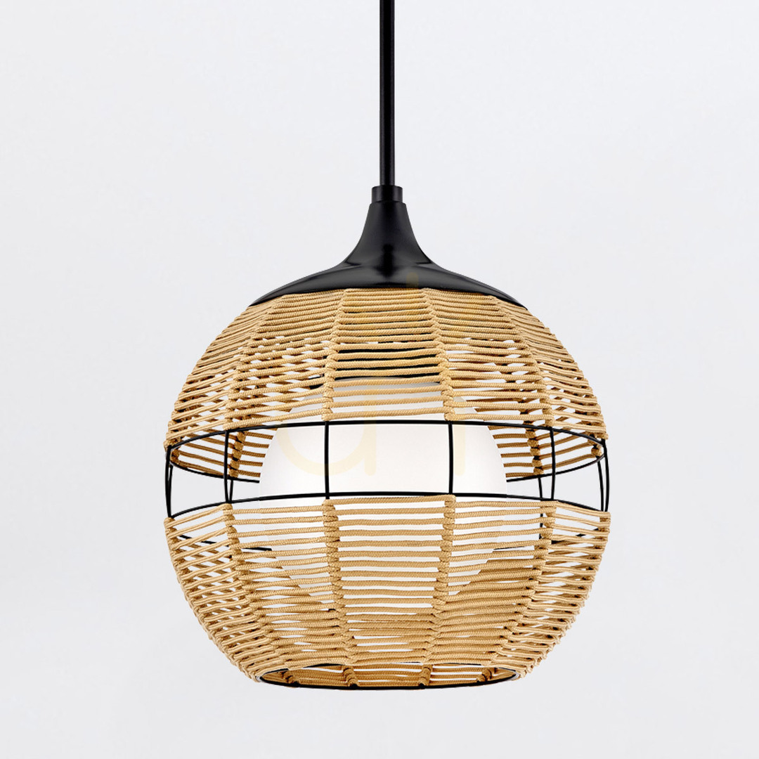 Kontrollera MADDOX liten taklampa - 1 ljuskälla - Svart, karamellbeige QUINTIESSE MADDOX liten taklampa - 1 ljuskälla - Svart, karamellbeige QUINTIESSE