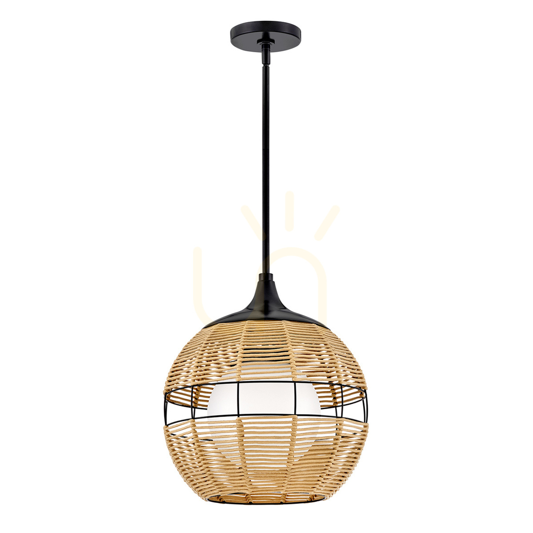 Kontrollera MADDOX liten taklampa - 1 ljuskälla - Svart, karamellbeige QUINTIESSE MADDOX liten taklampa - 1 ljuskälla - Svart, karamellbeige QUINTIESSE