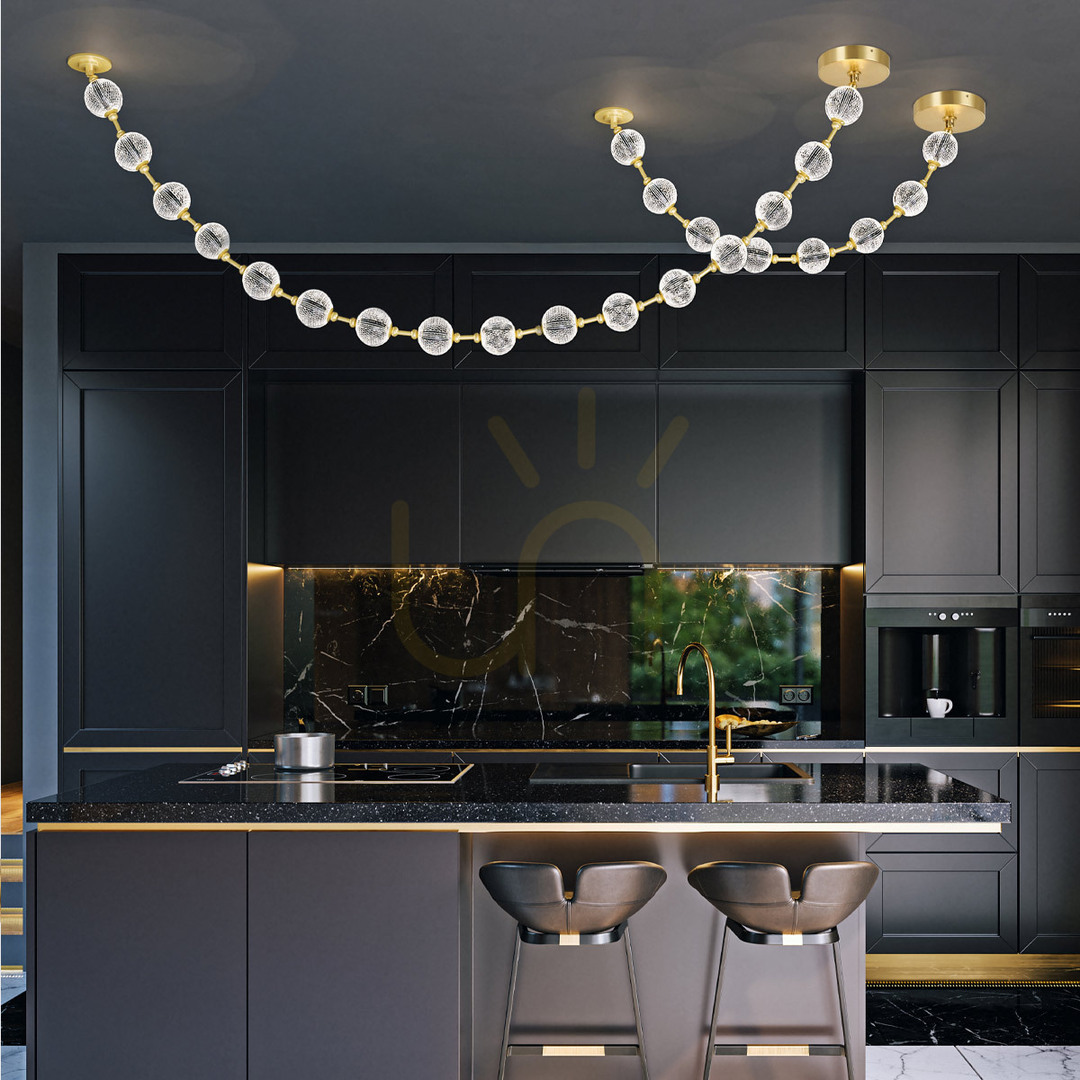 Förhandsvisning MARNI LED-pendellampa - Naturlig mässing QUINTIESSE MARNI LED-pendellampa - Naturlig mässing QUINTIESSE