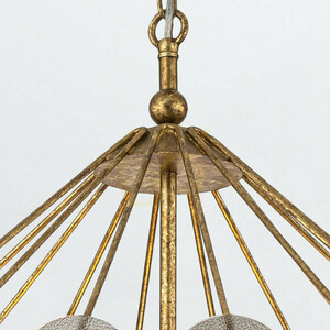MERIDIAN taklampa - 3 ljuskällor - Blekguld QUINTIESSE 4 MERIDIAN taklampa - 3 ljuskällor - Blekguld QUINTIESSE small 4