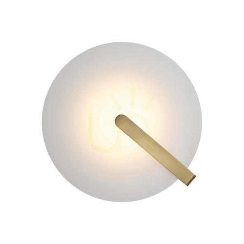 Kontrollera Liten plafond / vägglampa NUVOLA - Borstat guld QUINTIESSE
