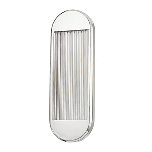 Medium LED-vägglampa PALAIS - Polerad nickel QUINTIESSE small 7