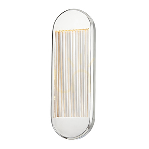 Medium LED-vägglampa PALAIS - Polerad nickel QUINTIESSE small 0