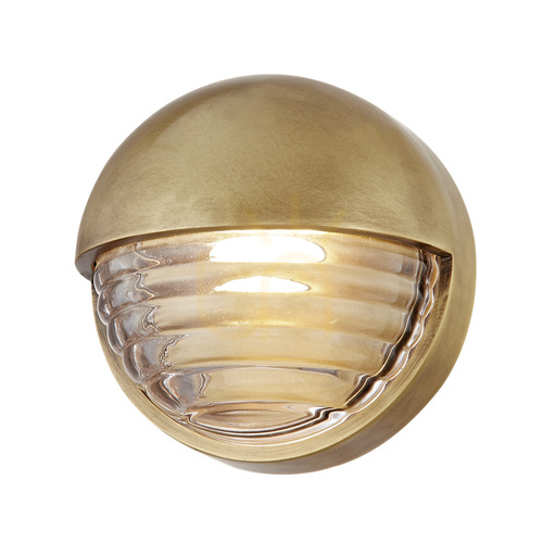 Kontrollera Liten LED-vägglampa PALAIS - Vintage mässing QUINTIESSE