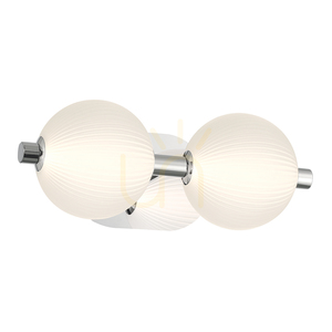 PALMAS vägglampa - 2 ljuskällor - Polerat nickel QUINTIESSE 0 PALMAS vägglampa - 2 ljuskällor - Polerat nickel QUINTIESSE small 0