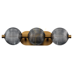 Vägglampa Quintiesse Palmas 3-ljus borstat guld LED 27 W 3000 K IP44 small 7