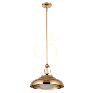 PALMETTO taklampa - 1 ljuskälla - Polerad mässing QUINTIESSE small 7