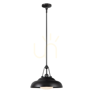 PALMETTO taklampa - 1 ljuskälla - Urban brown QUINTIESSE small 1