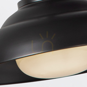 PALMETTO taklampa - 1 ljuskälla - Urban brown QUINTIESSE small 3