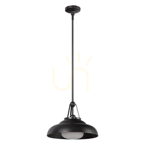 PALMETTO taklampa - 1 ljuskälla - Urban brown QUINTIESSE small 9