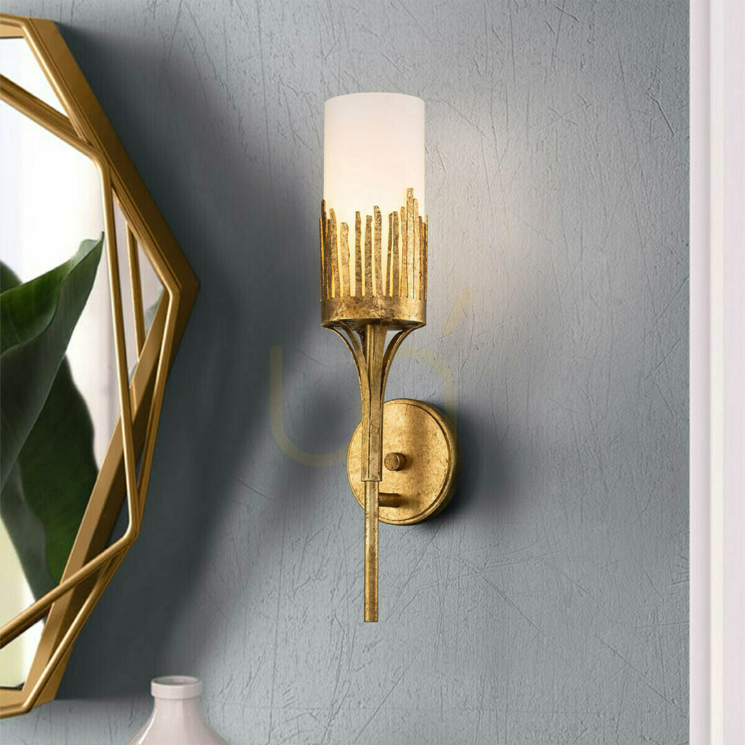 Kontrollera SAWGRASS vägglampa - 1 ljuskälla - Petal gold QUINTIESSE SAWGRASS vägglampa - 1 ljuskälla - Petal gold QUINTIESSE