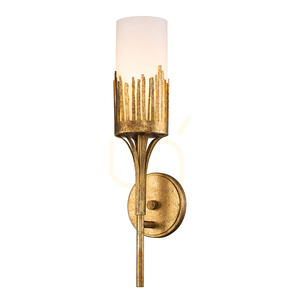 SAWGRASS vägglampa - 1 ljuskälla - Petal gold QUINTIESSE 0 SAWGRASS vägglampa - 1 ljuskälla - Petal gold QUINTIESSE small 0
